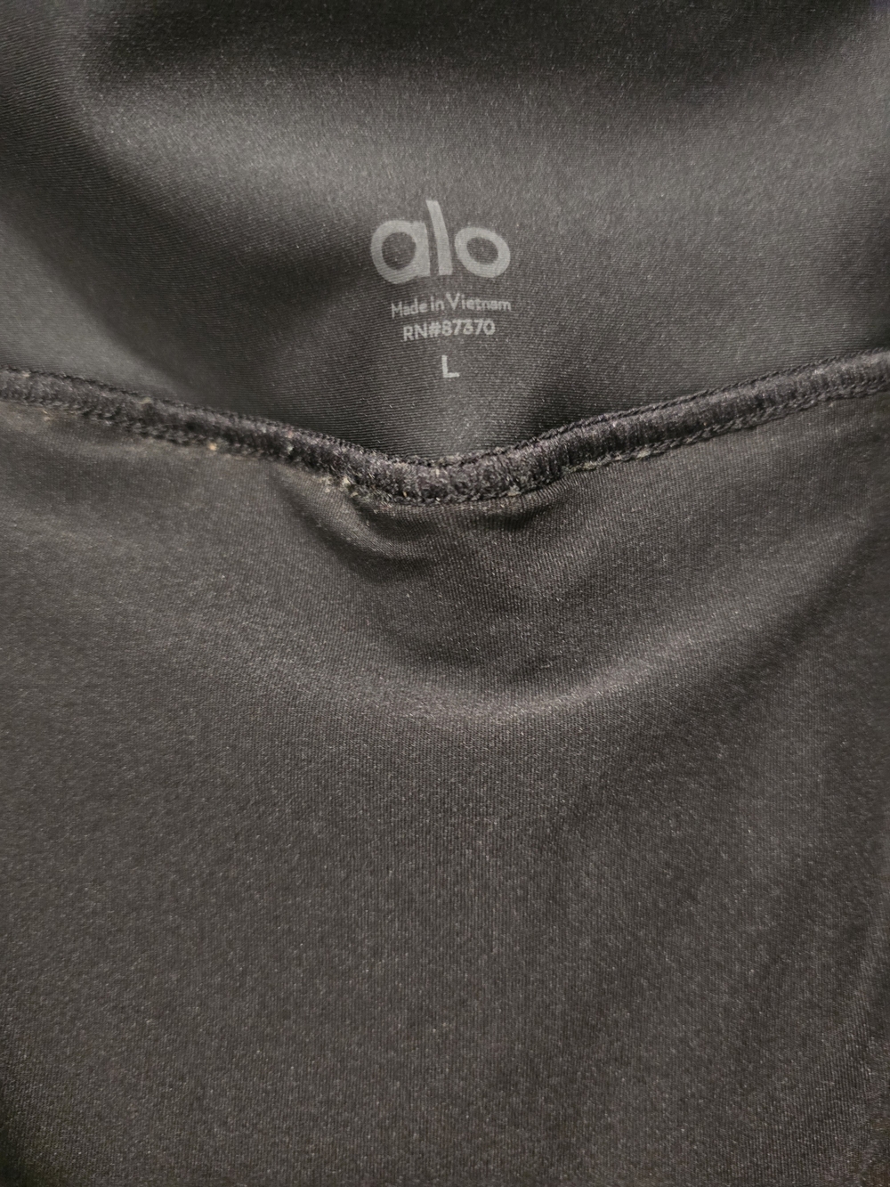 Alo Yoga Grand Slam Tennis Skirt - Pleated Black Skort Large - Picture 4 of 5